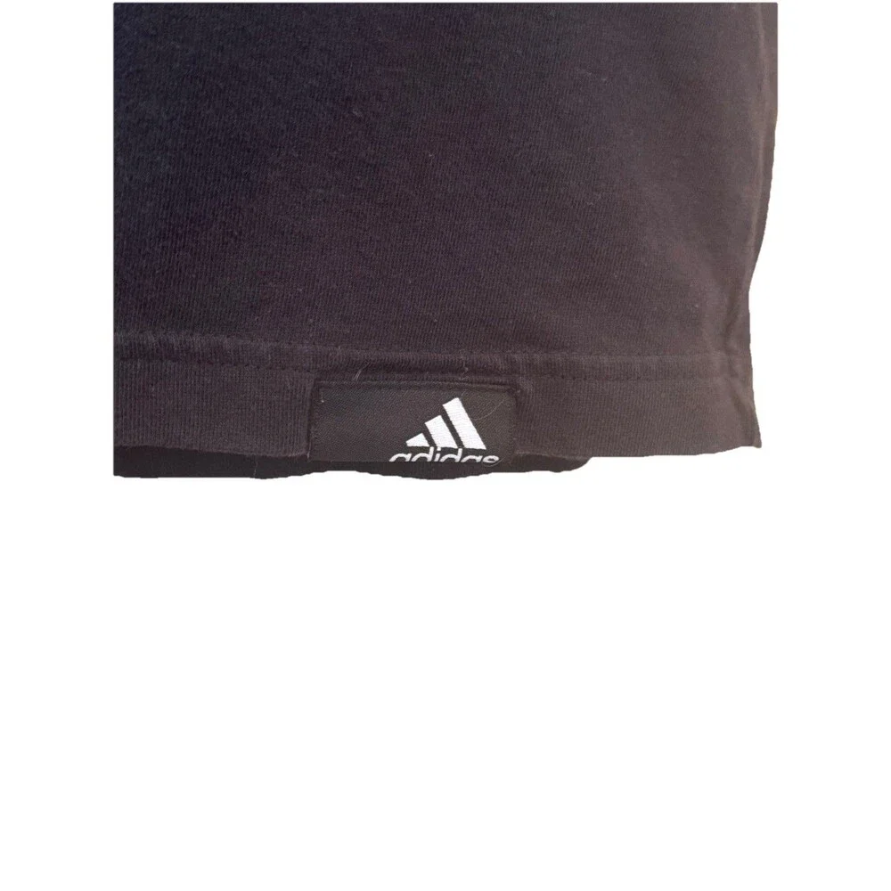 Adidas Men's XL Undeniable Black T-shirt Embroidered Shoes Sneakers Logo Rare